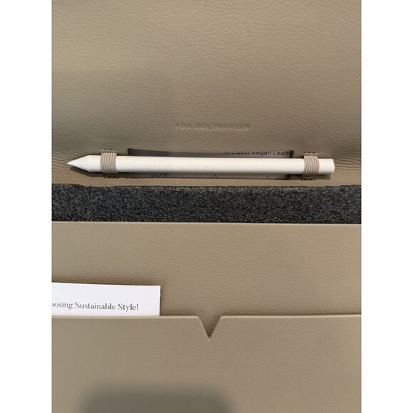 Von Holzhausen The iPad Portfolio Leather Reinvented Case 12.9 Inches Stone - Picture 11 of 16